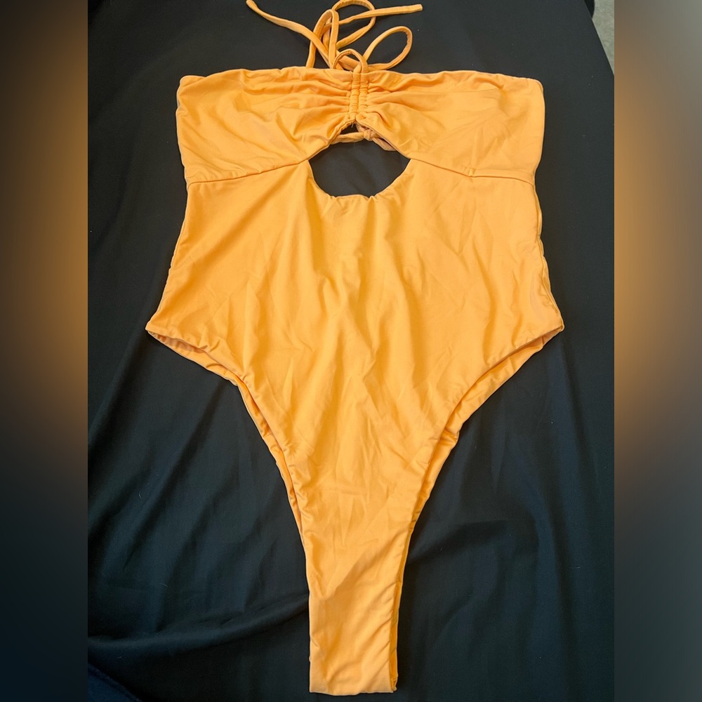 RIOT SWIM high cut one piece